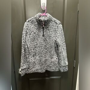 NEVER WORN! SHERPA quarter zip